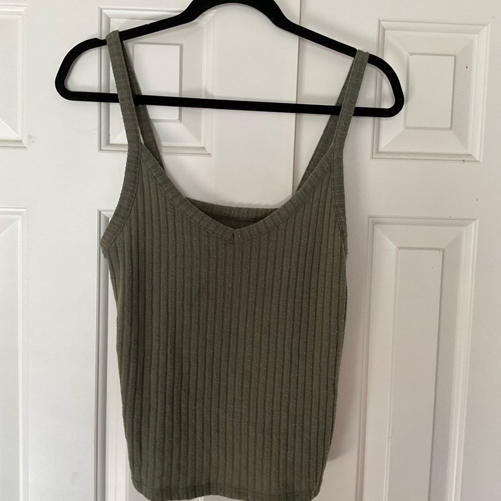 Green tank top